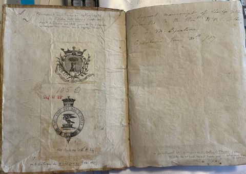 Origin and history of Il Talismano original manuscript by Carlo Goldoni